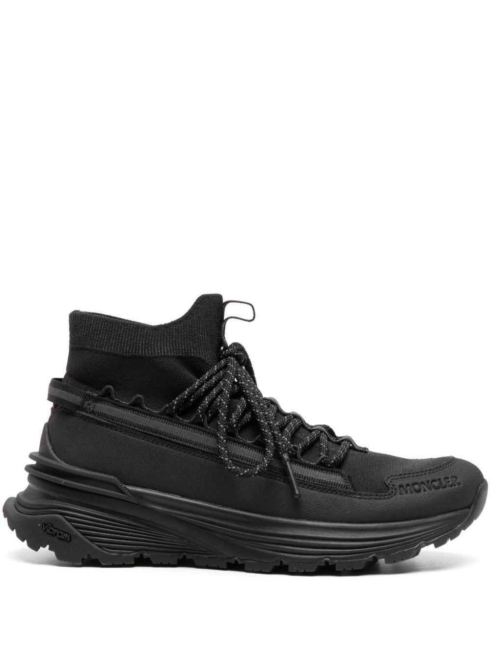 MONCLER Monte Runner High-top Sneakers In Black Product Image