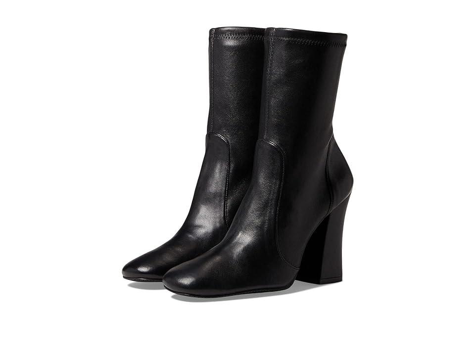 Stuart Weitzman Curveblock 100 Bootie (Black) Women's Shoes Product Image