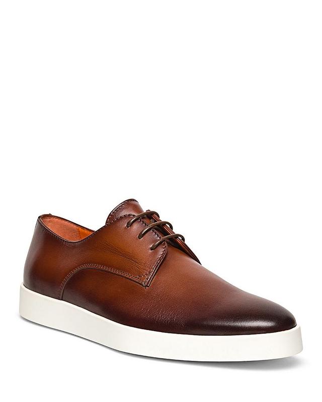 Mens Leather Lace-Up Oxfords Product Image