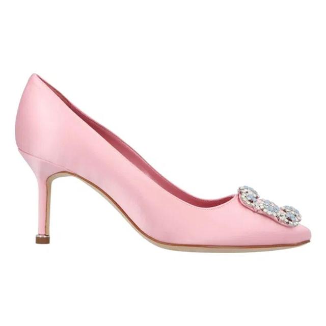 MANOLO BLAHNIK Hangisi Pumps In Pink Product Image