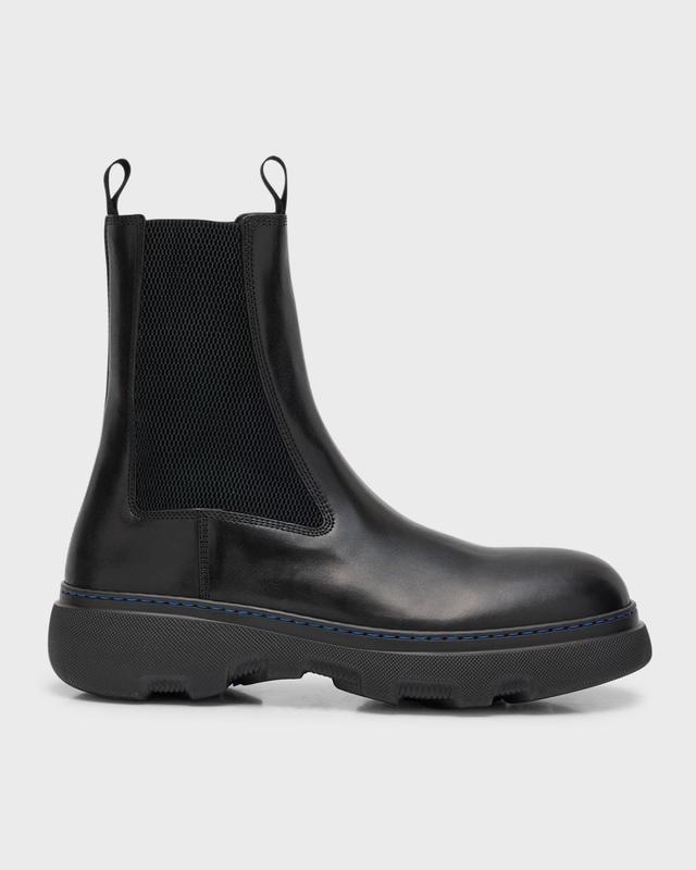 Mens Gabriel Leather Creeper Chelsea Boots Product Image
