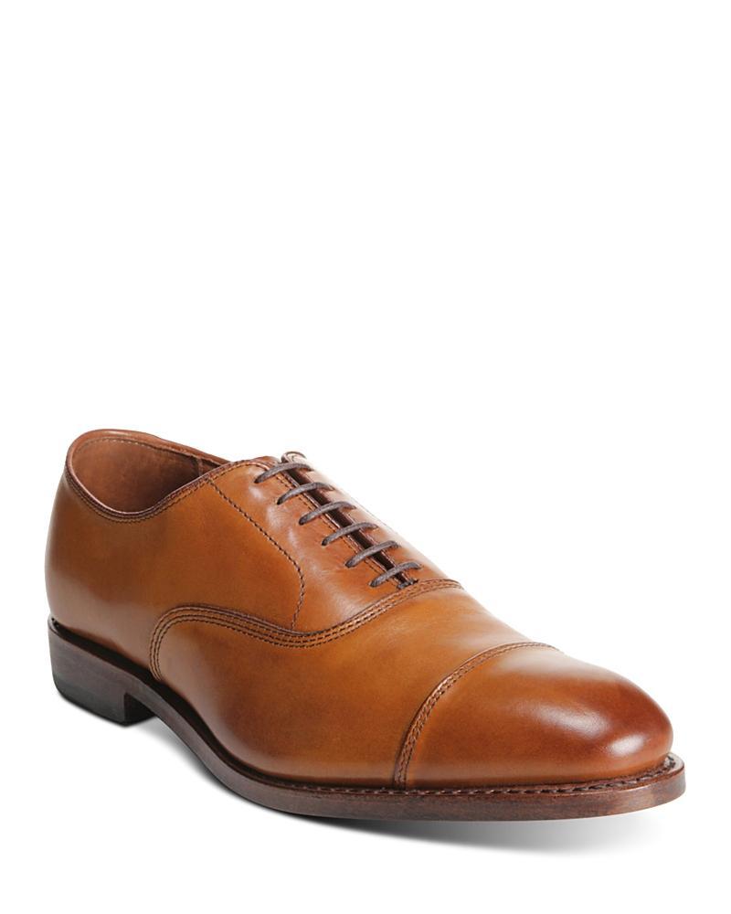 Mens Park Avenue Leather Cap-Toe Oxfords Product Image