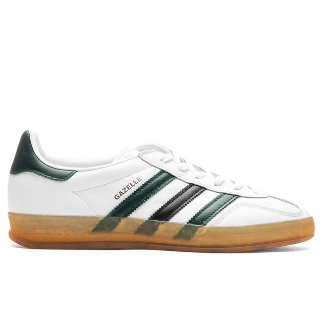 Women's Gazelle Indoor - White/Collegiate Green/Core Black Female Product Image