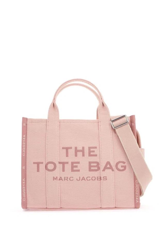 MARC JACOBS The Jacquard Medium Tote Bag In Pink Product Image