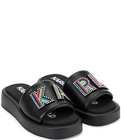 Karl Lagerfeld Paris Opal Platform Slide Sandal Product Image