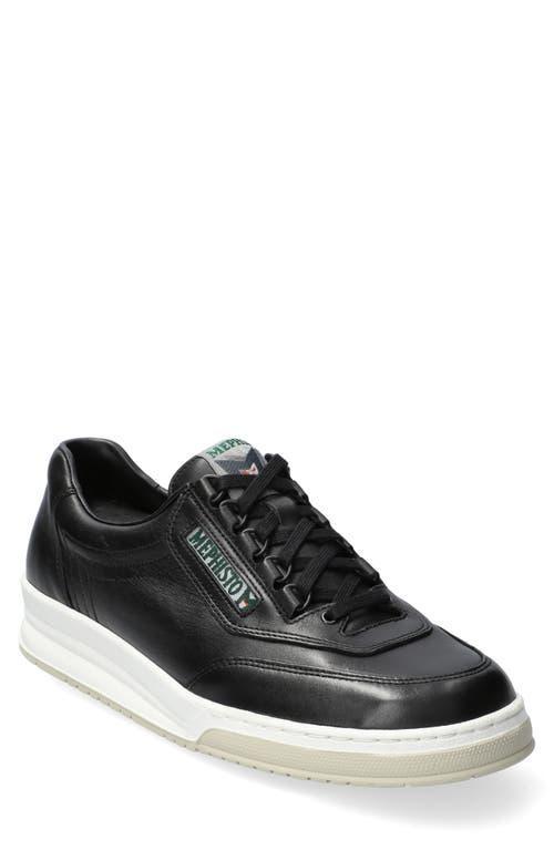 Mens Match Leather Tennis Sneakers Product Image