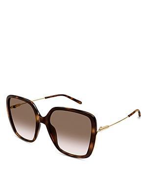 Chlo 57mm Rectangular Sunglasses Product Image