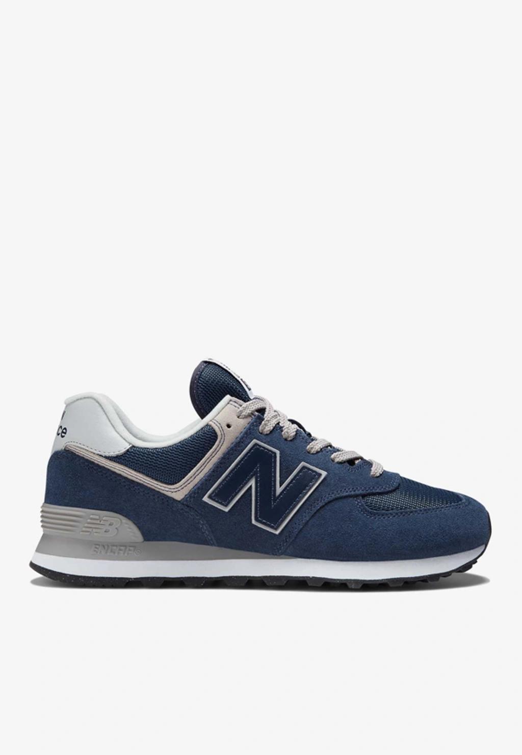 NEW BALANCE Navy 574 Core Sneakers In Blue/white Product Image