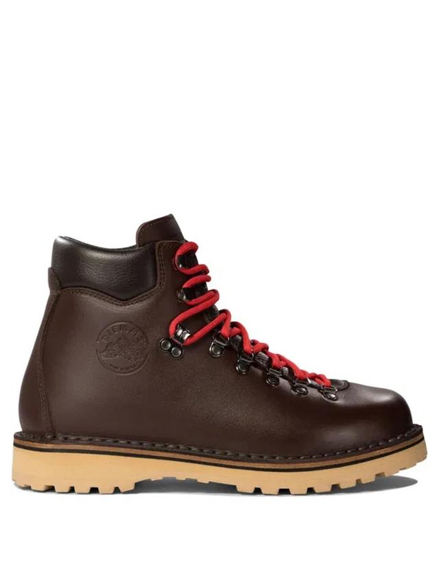 DIEMME Roccia Vet Leather Hiking Boots In Brown Product Image