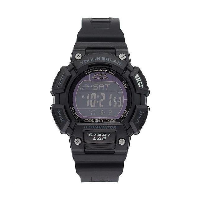 Casio Mens Tough Solar Digital Chronograph Watch - STLS110H-1B2 Black Product Image