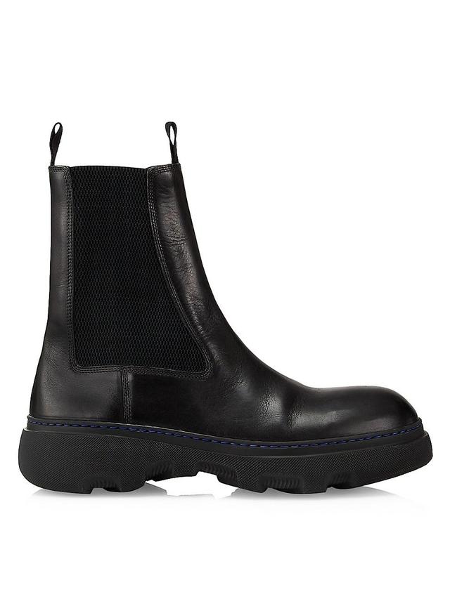 Mens Leather Creeper Chelsea Boots Product Image