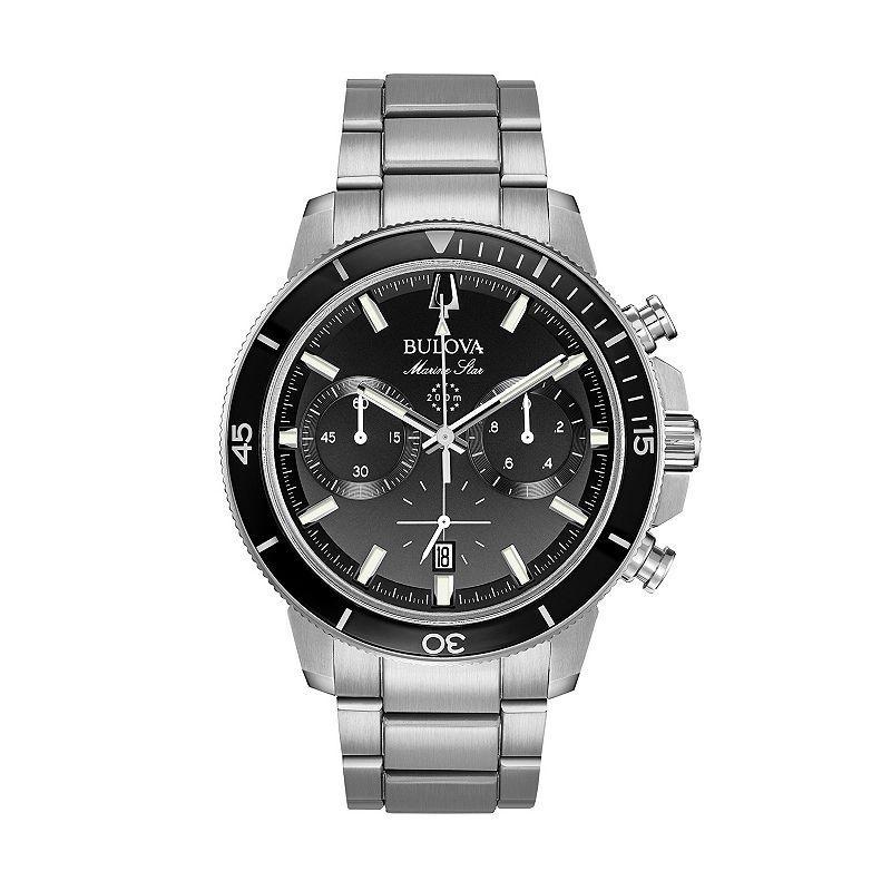 Bulova Men's Marine Star Stainless Steel Bracelet Watch Product Image