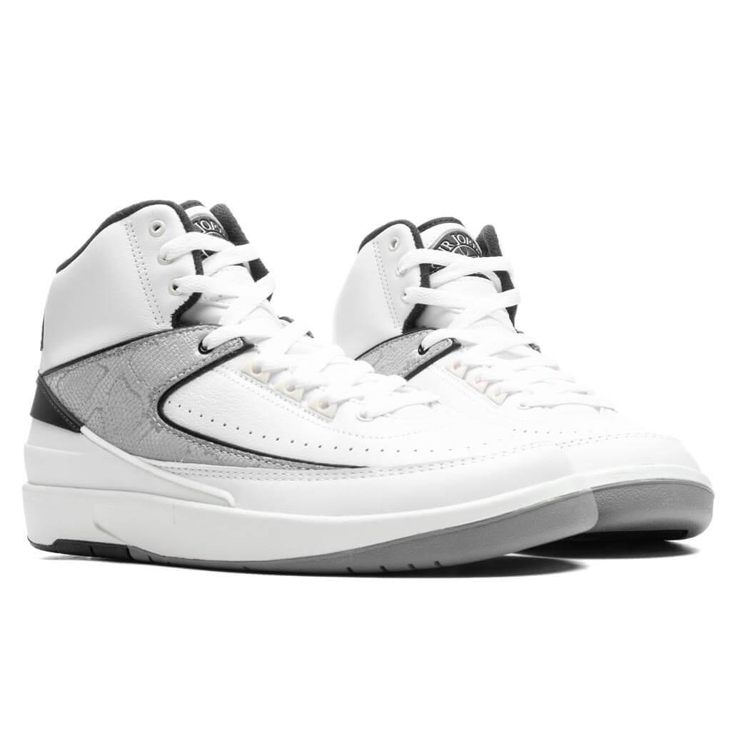 Air Jordan 2 Retro 'Python' - White/Fire Red/Cement Grey Male Product Image