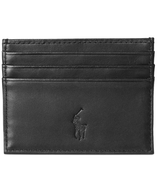 Polo Ralph Lauren Mens Suffolk Slim Leather Card Case Product Image