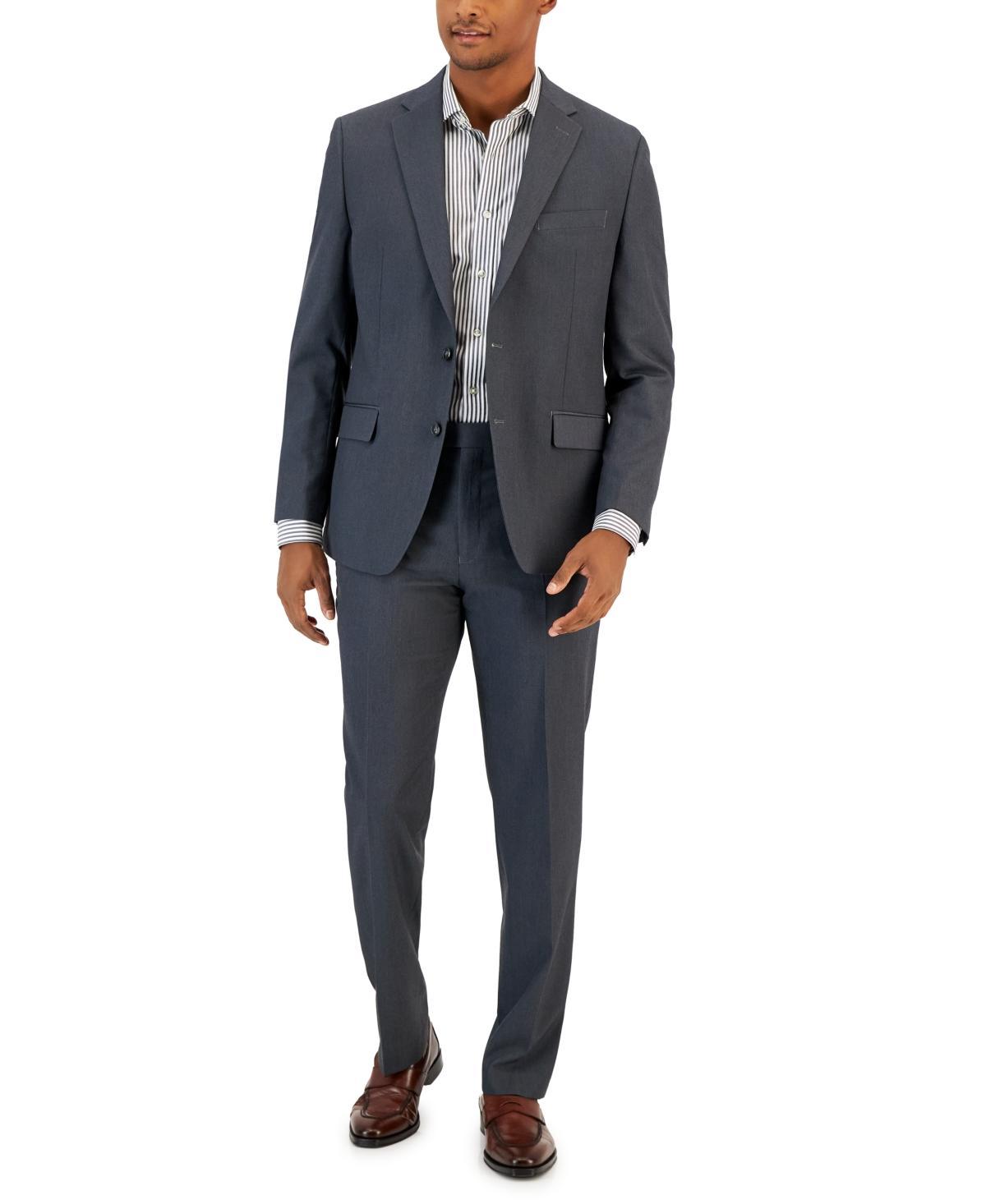 Van Heusen Mens Flex Plain Slim Fit Suits Product Image