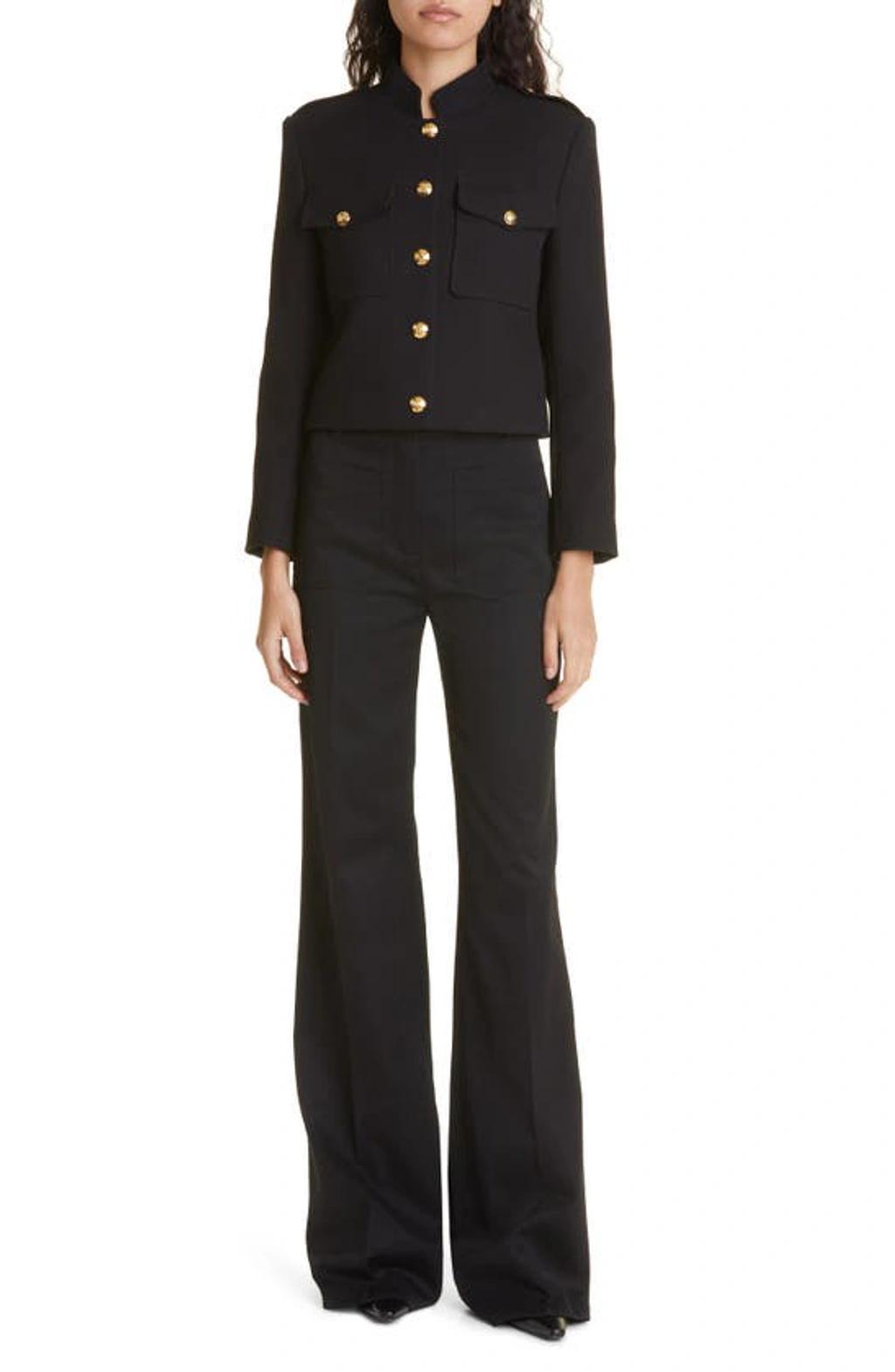 Berenice Cropped Jacket In Black Product Image