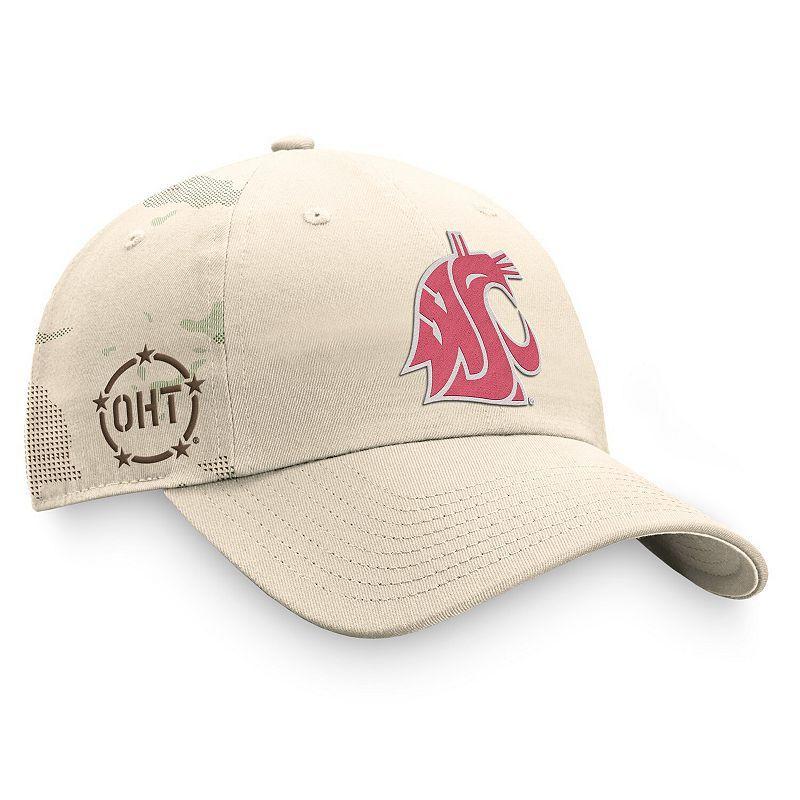 Mens Top of the World Khaki Washington State Cougars Oht Military-Inspired Appreciation Camo Dune Adjustable Hat Product Image