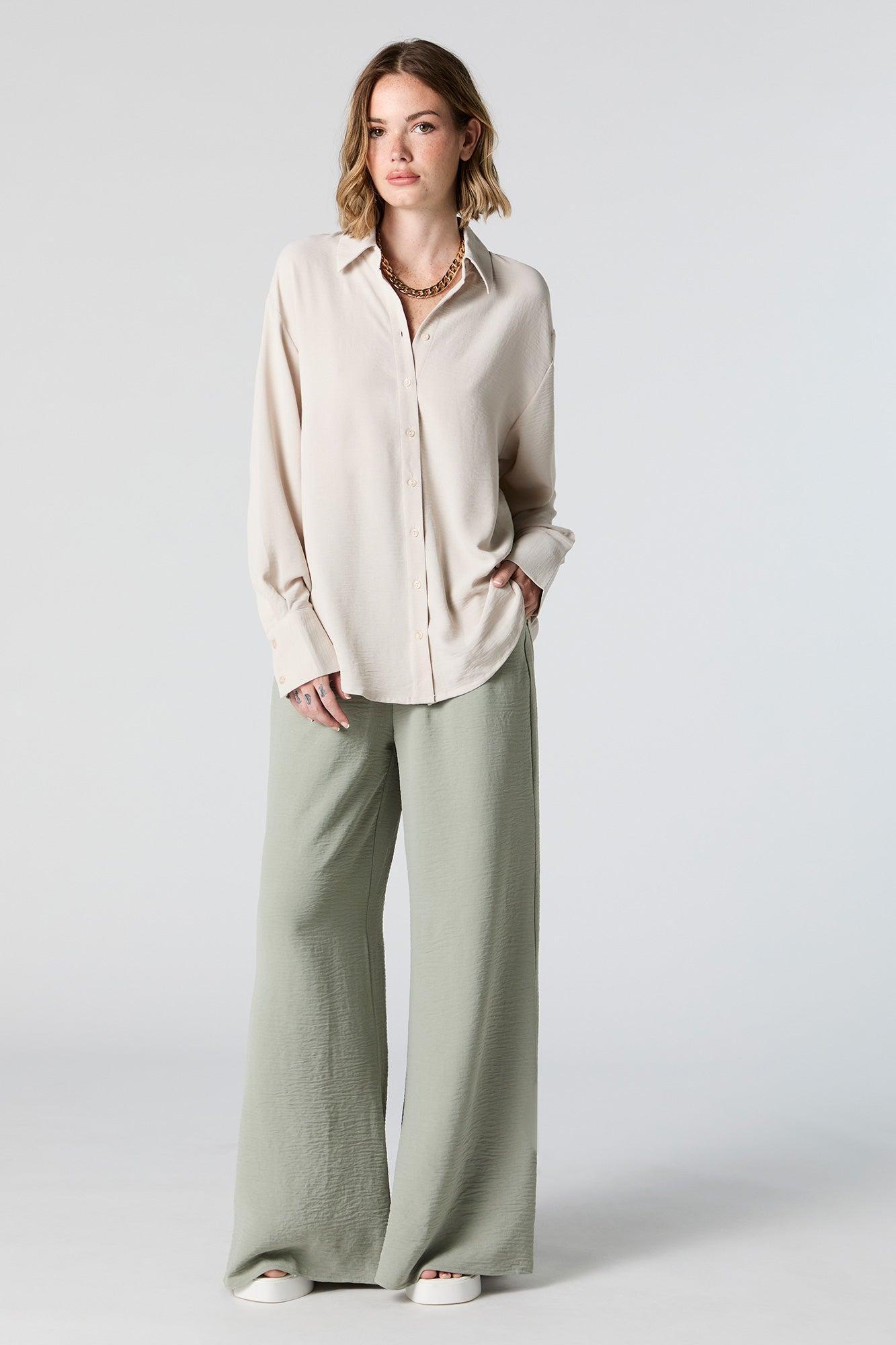 Solid Palazzo Pant Female Product Image