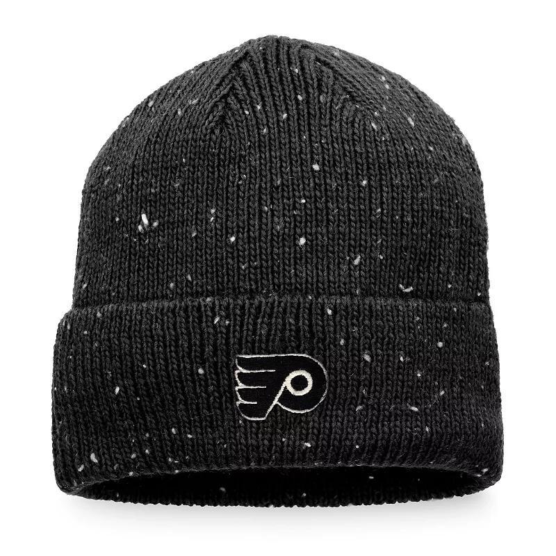 Mens Fanatics Branded Black Philadelphia Flyers Authentic Pro Rink Pinnacle Cuffed Knit Hat Product Image