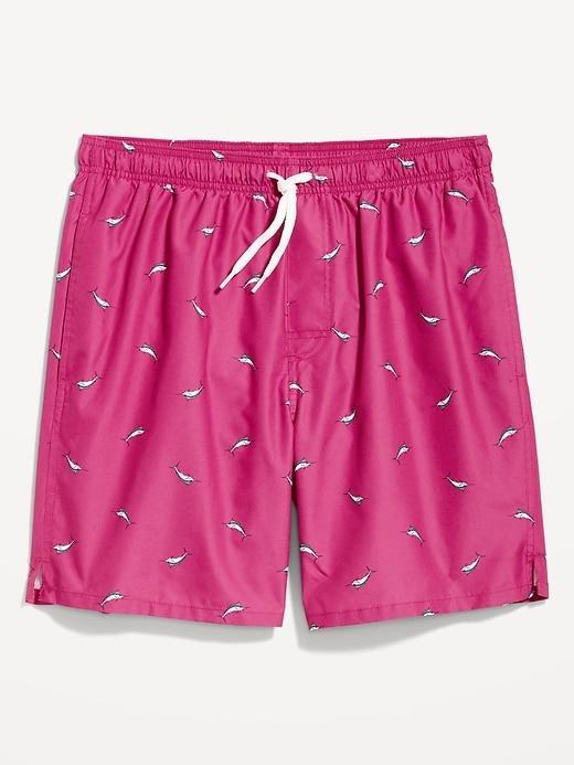 Printed Swim Trunks --7-inch inseam Product Image