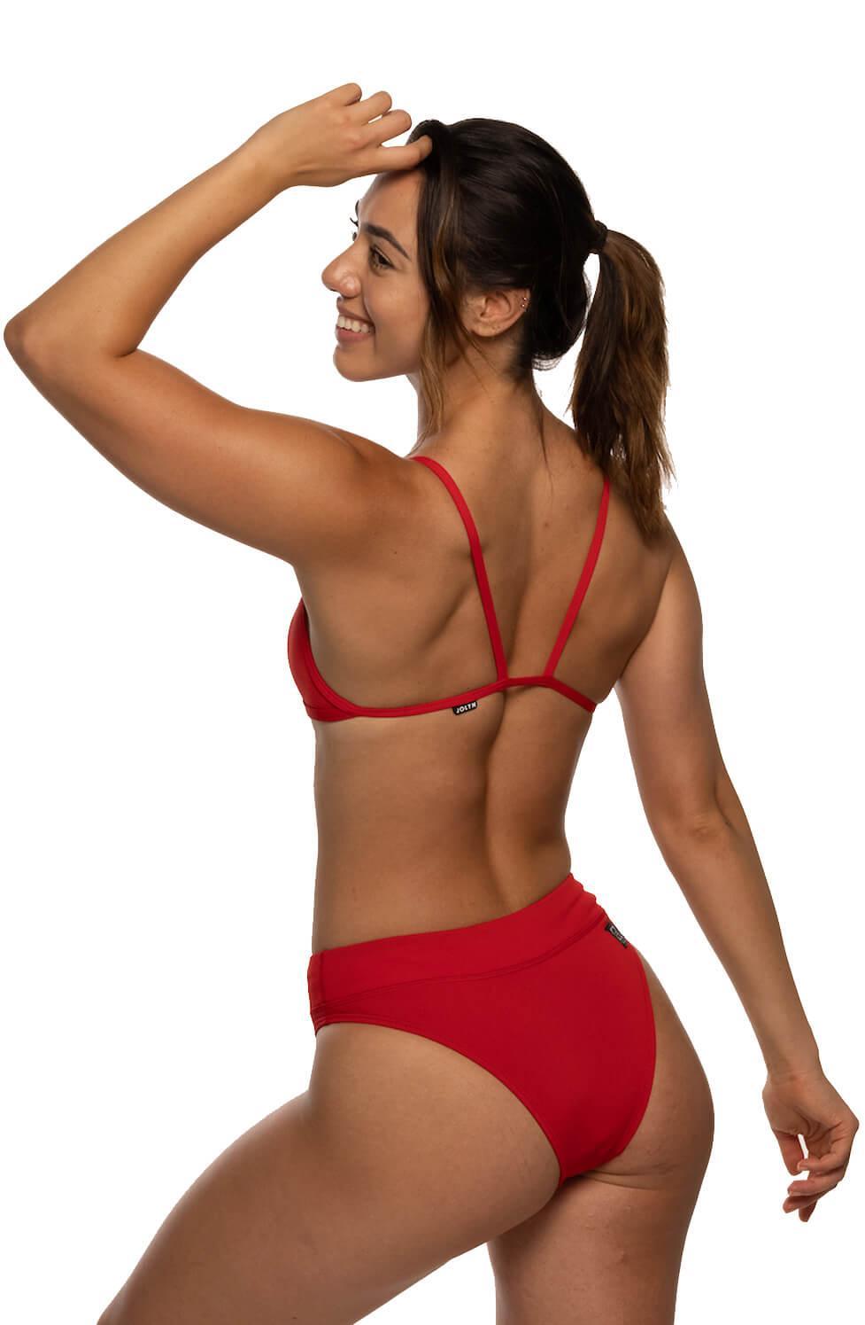 Zoe Bikini Bottom - Red Female Product Image