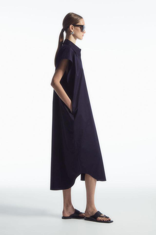 OVERSIZED MIDI SHIRT DRESS Product Image