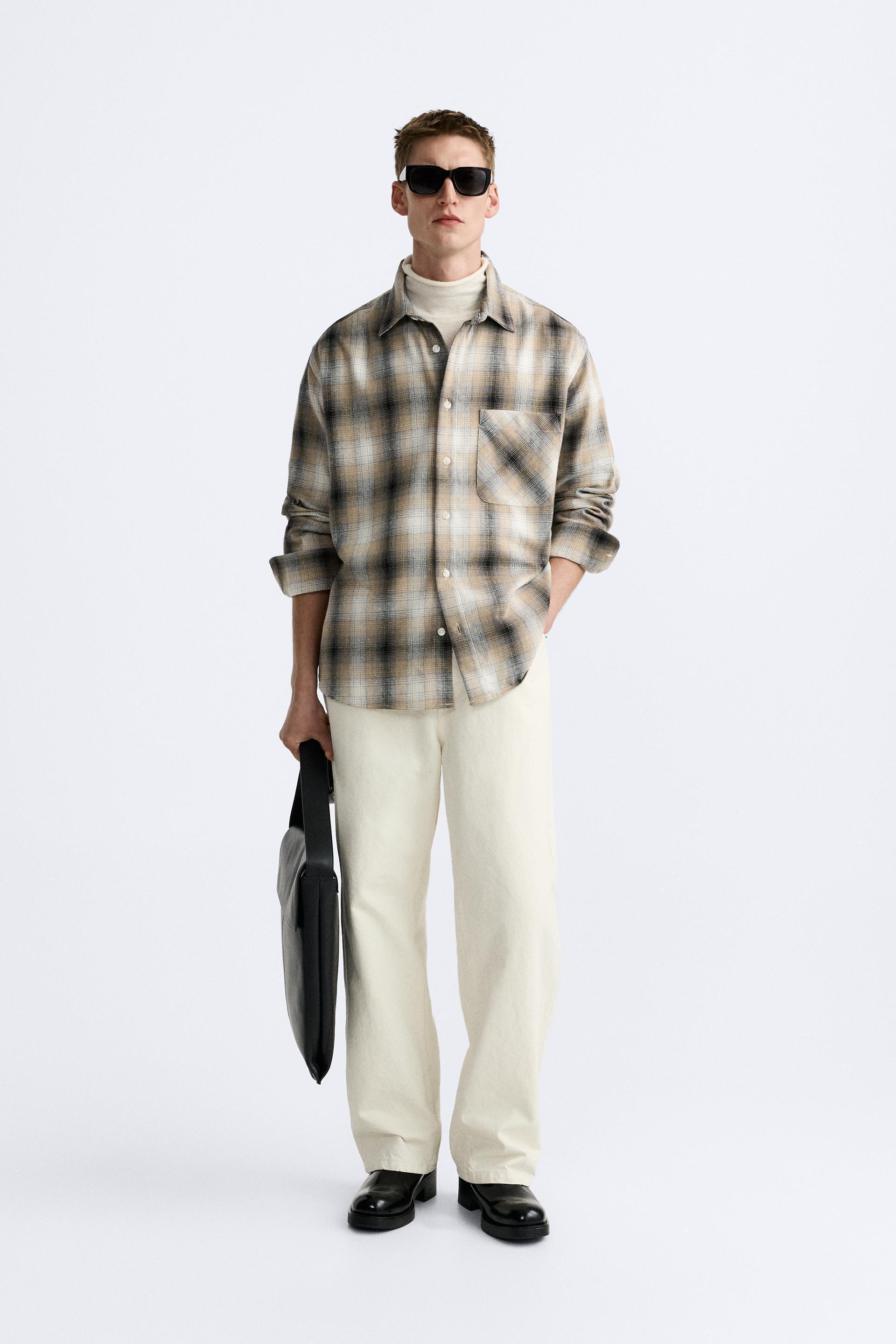 CONTRASTING PLAID SHIRT Product Image