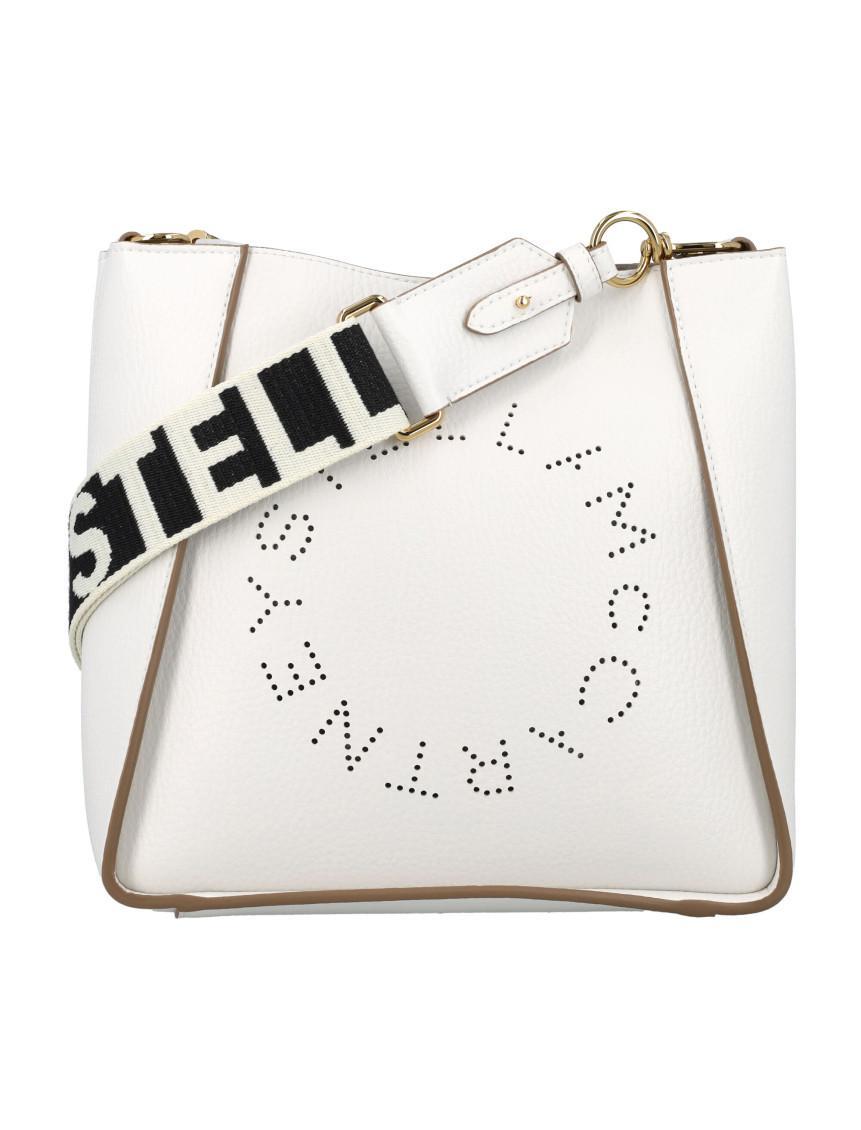 White Stella Logo Crossbody Bag Product Image