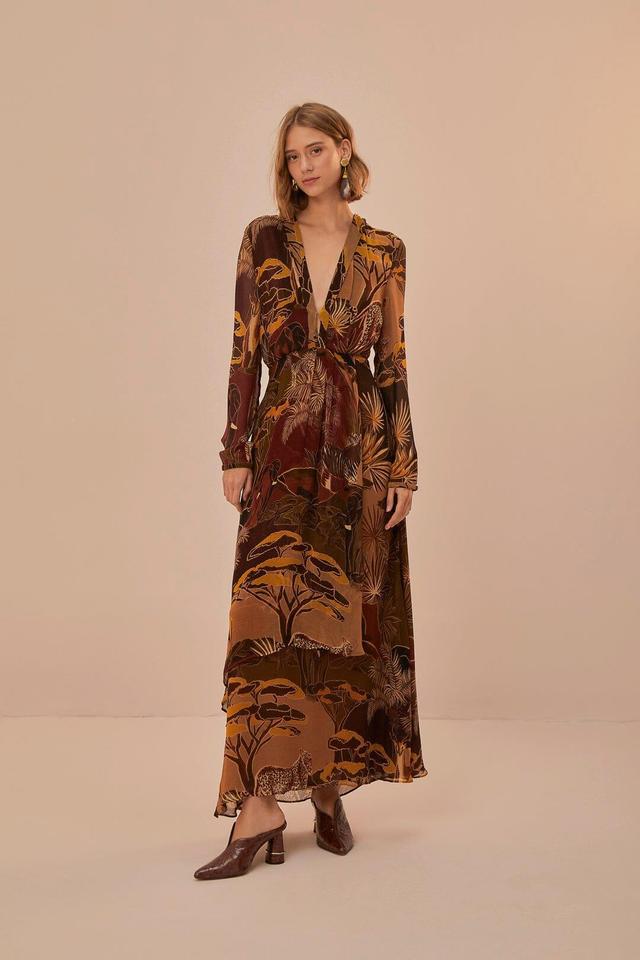 Caramel Savana Dream Maxi Dress Product Image