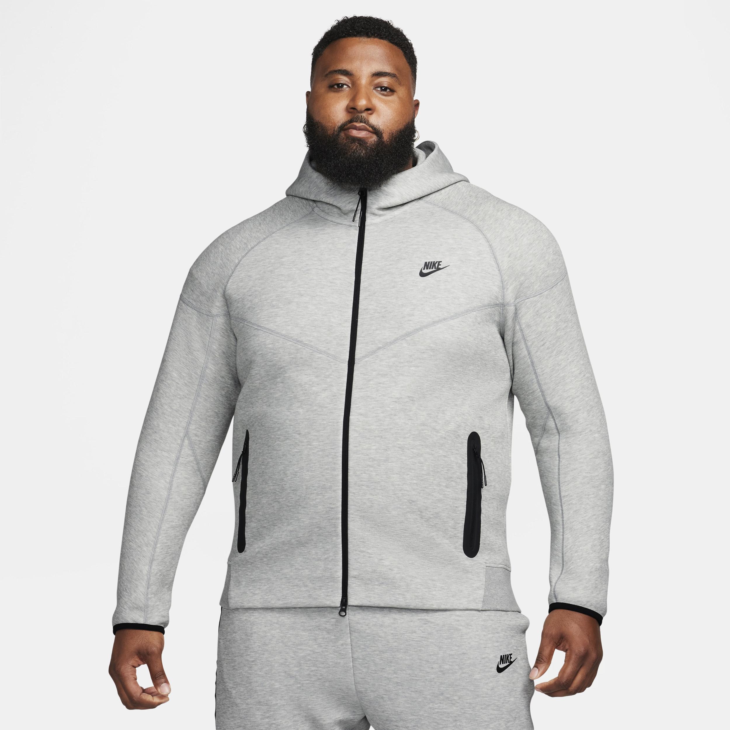 Nike Mens Nike Tech Fleece Full-Zip Hoodie - Mens Black/Black Product Image