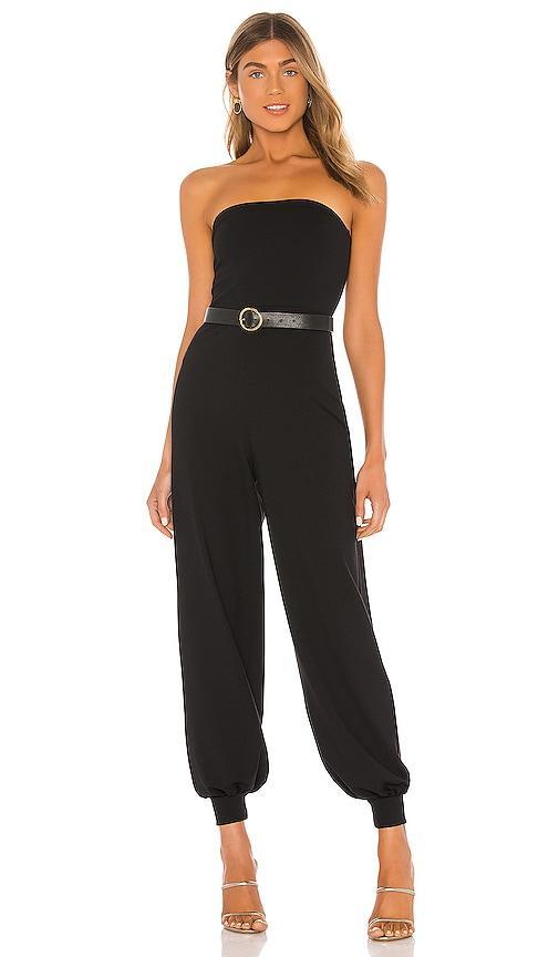 Susana Monaco Strapless Cuffed Ankle Jumpsuit Size L, XL, XS. Product Image