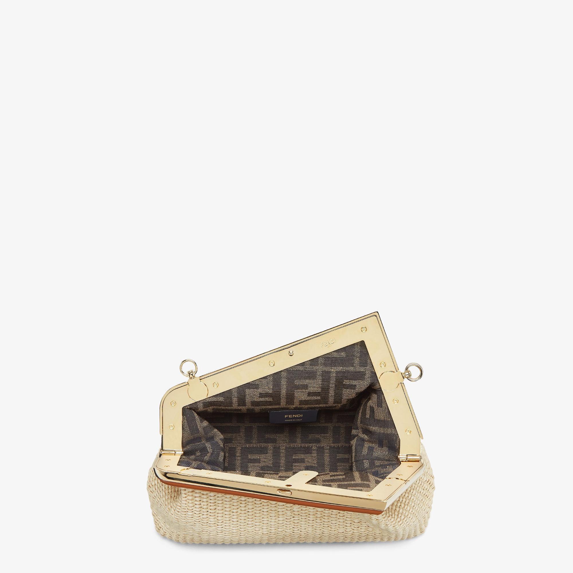 Fendi First SmallNatural straw bag Product Image