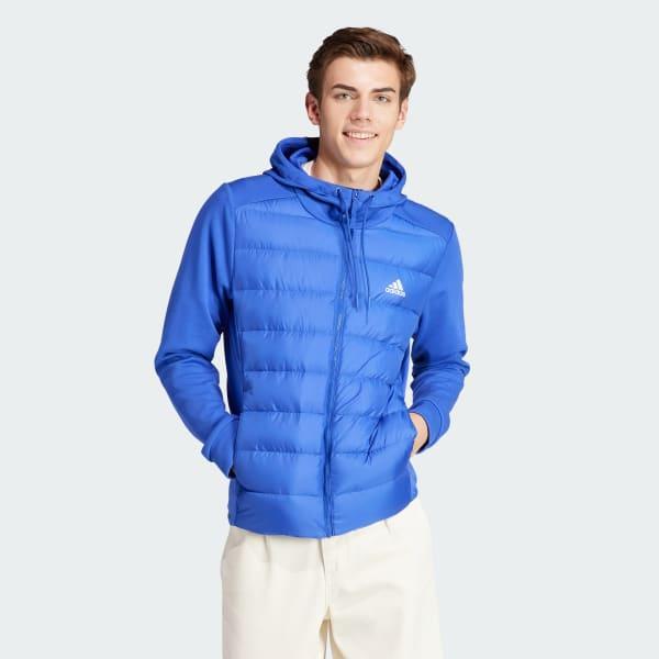 Essentials Hybrid Down Hooded Jacket Product Image