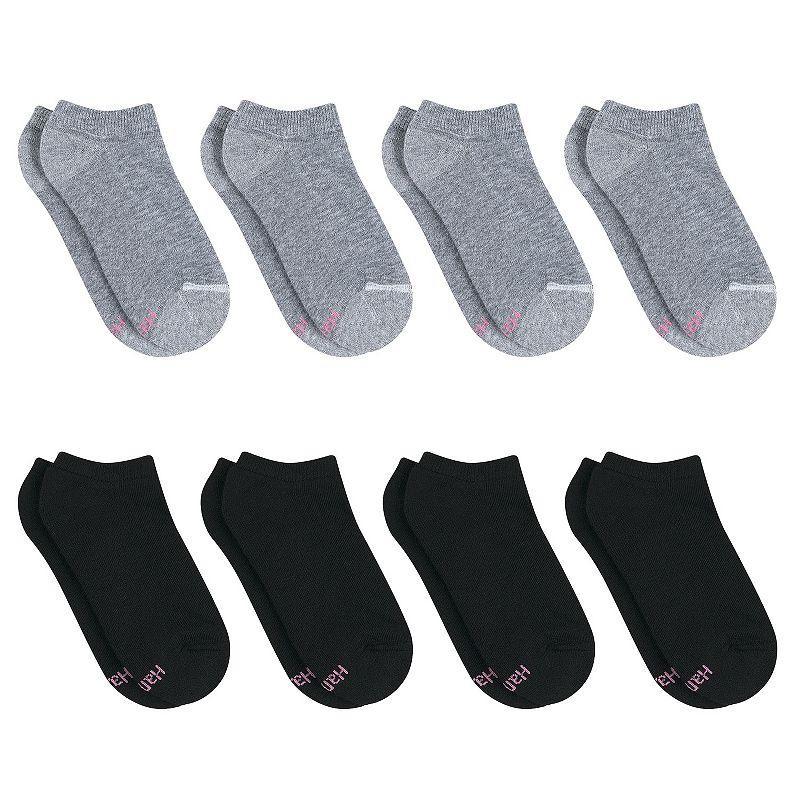 Womens Hanes Ultimate Cool Comfort 8-Pack Cushioned No-Show Socks HWUCN8 Product Image