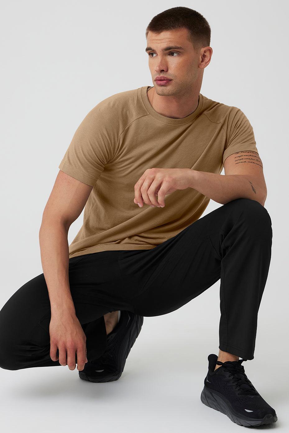 The Triumph Crew Neck Tee - Gravel Product Image