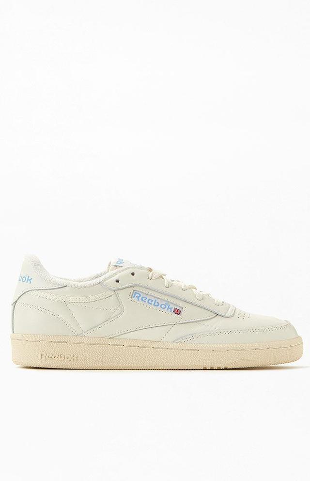 Reebok Lifestyle Club C 85 (Chalk/Sky Blue) Women's Shoes Product Image