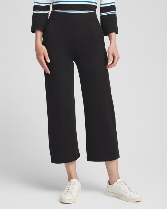 Women's Wide Leg Cropped Pants Product Image