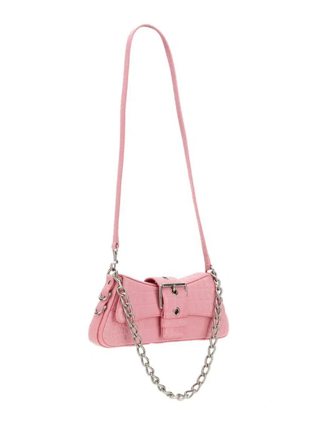 BALENCIAGA Lindsay Small Shoulder Bag In Pink Product Image