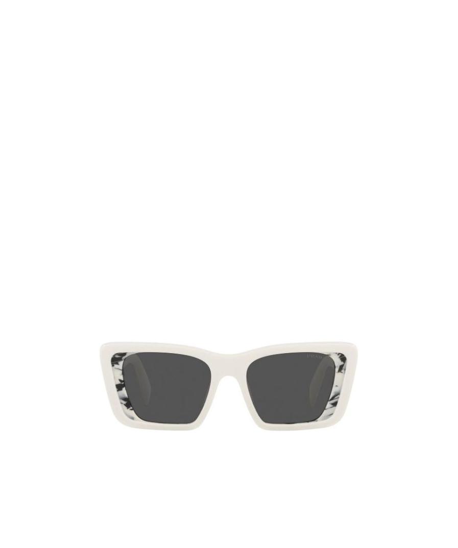 PRADA Eyewear Cat In White Product Image