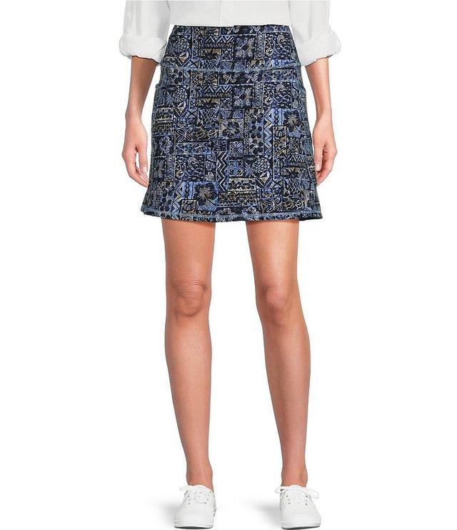 Intro Cellie Love The Fit Patchwork Print Pull-On Skort Product Image