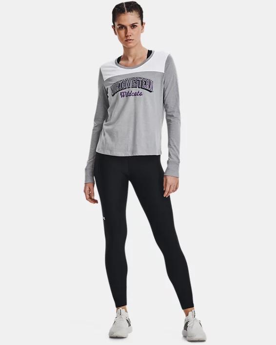 Women's UA Performance Cotton Collegiate Long Sleeve Product Image