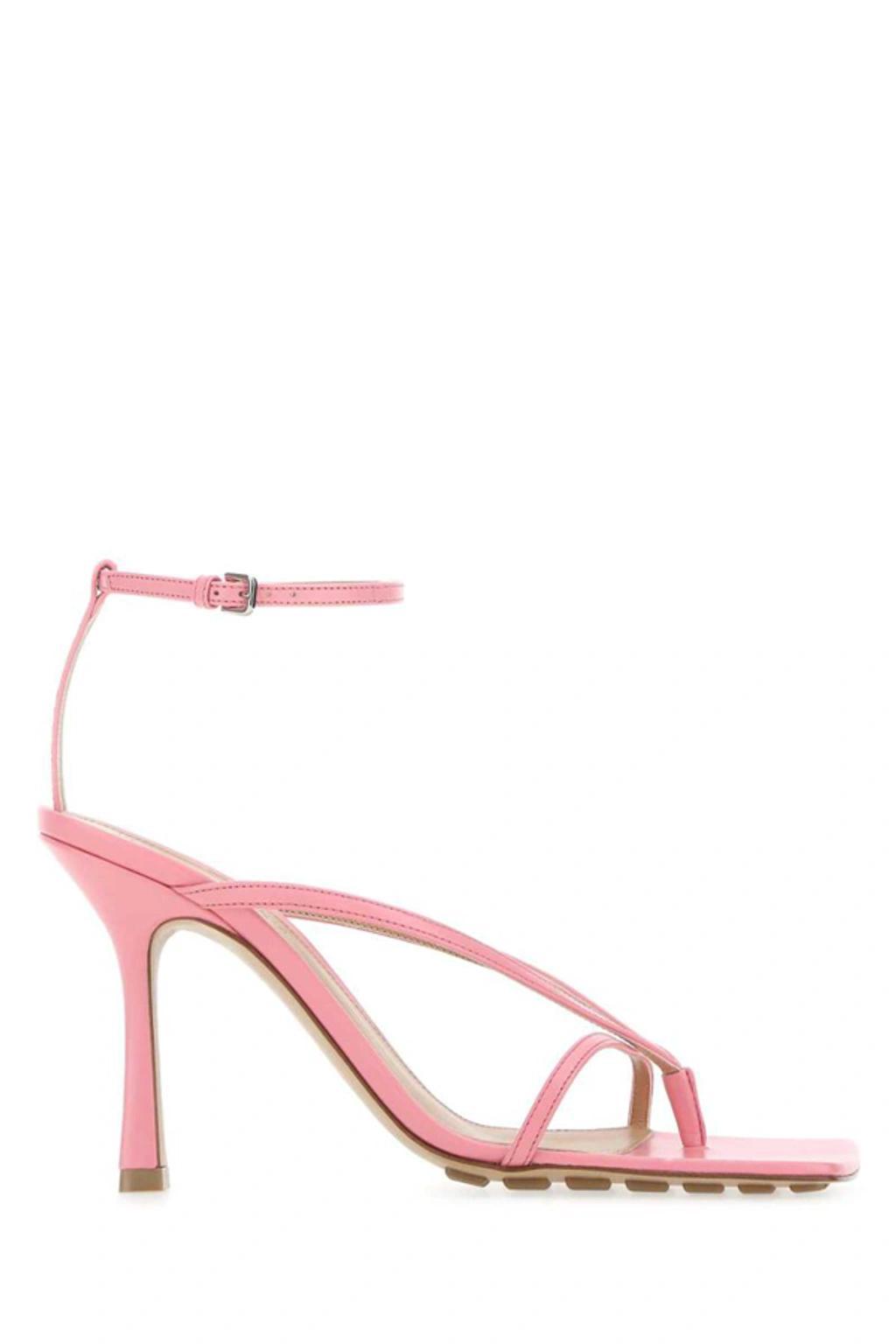 Leather Sandals In Pink Product Image