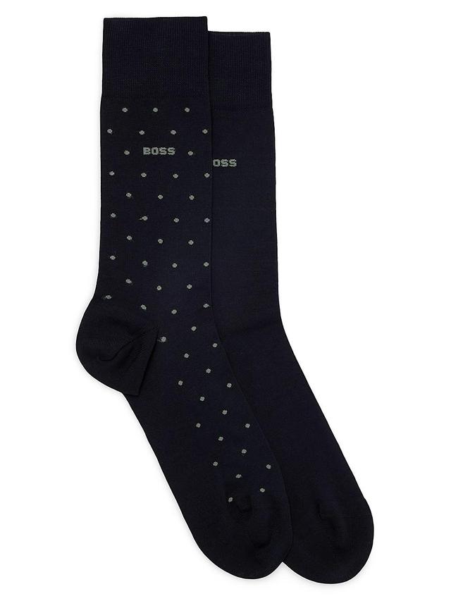 Mens Two Pack of Regular Length Socks Product Image