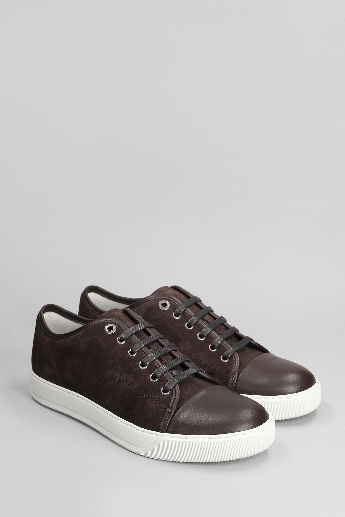 LANVIN Dbb1 Sneakers In Brown Suede Product Image