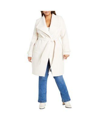 Plus Size So Chic Coat Product Image