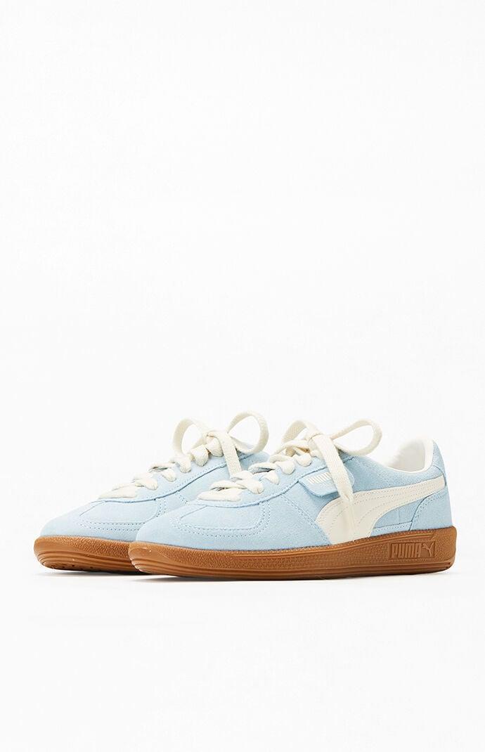 Womens PUMA Palermo Athletic Shoe - Turquoise Surf / Pristine / Gum Product Image