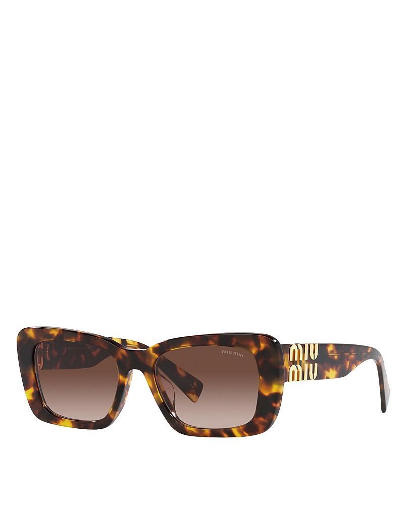 Miu Miu Rectangle Sunglasses, 53mm Product Image