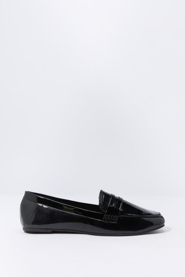 Faux Patent Leather Penny Loafer Female Product Image