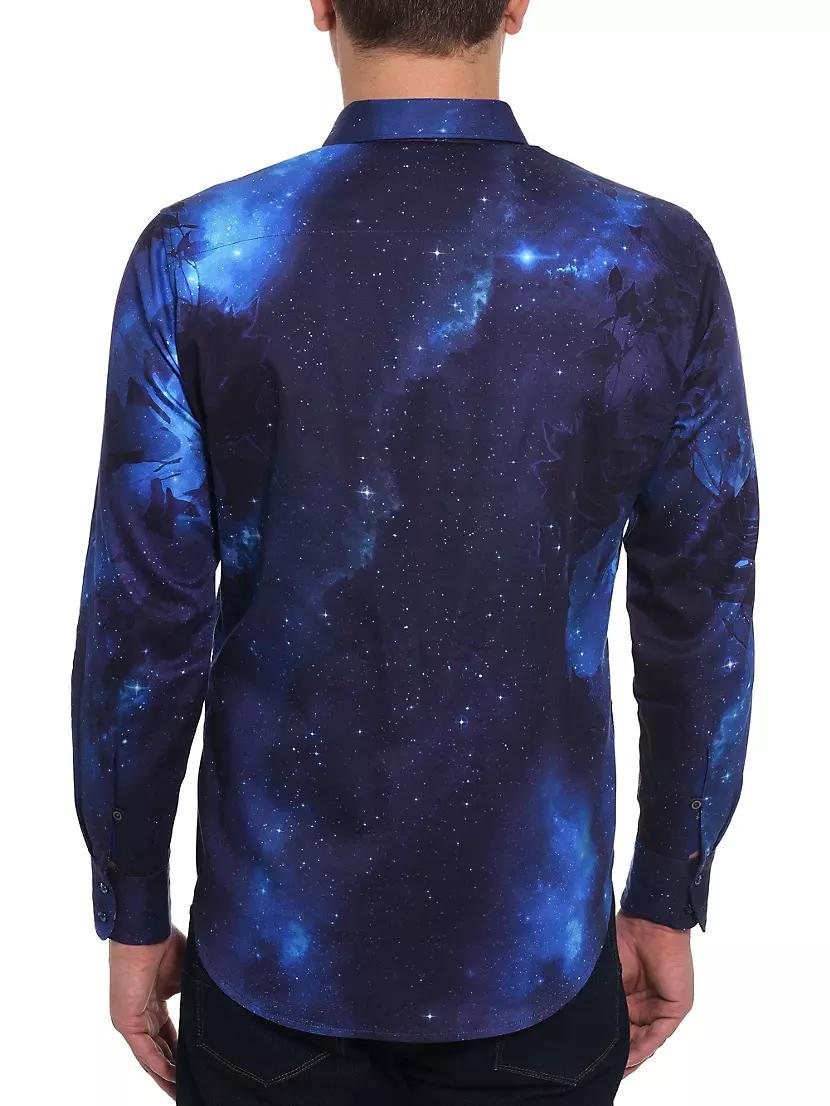 Cosmic Garden Cotton Shirt Product Image