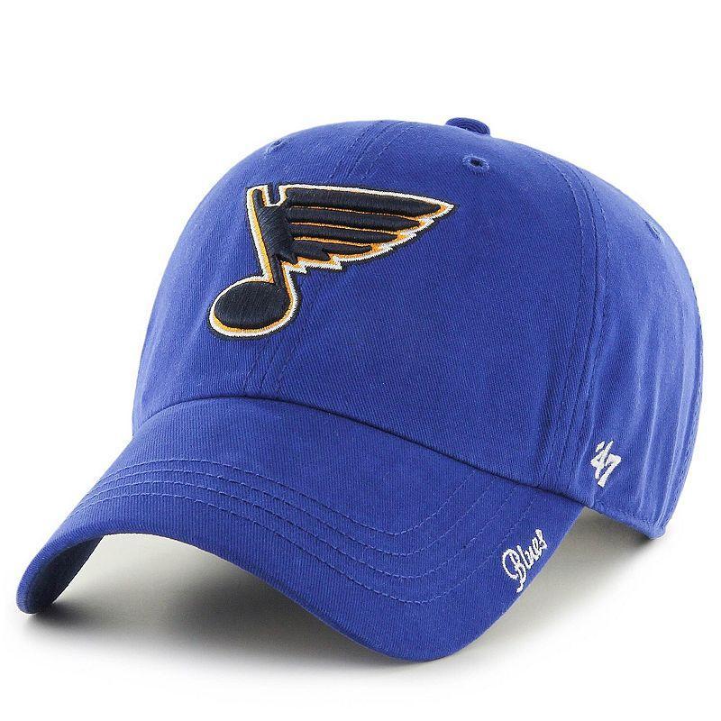 Womens Blue St. Louis Blues Team Miata Clean Up Adjustable Hat Product Image